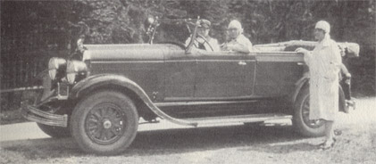 Kurt Goedel in Autofahrermontur