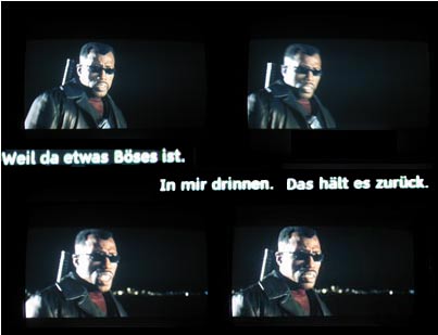 Weil etwas Böses in mir lauert. So kommt es nicht raus.