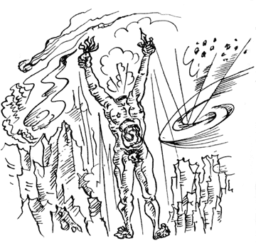 andré masson: pinealischer sturz in den himmel - 1937
