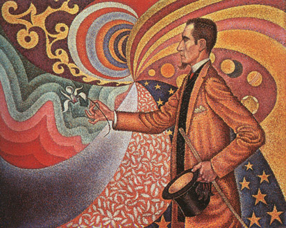 Paul Signac, Portrait de M. Félix Fénéon, 1890